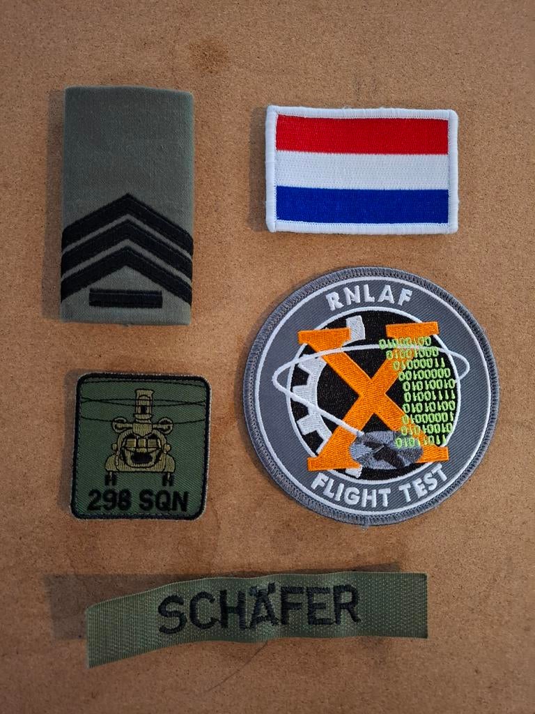 Patches 298 Squadron - DHC - LUCHTMACHT, Verzamelen, Militaria | Algemeen, Ophalen of Verzenden, Luchtmacht, Nederland, Embleem of Badge