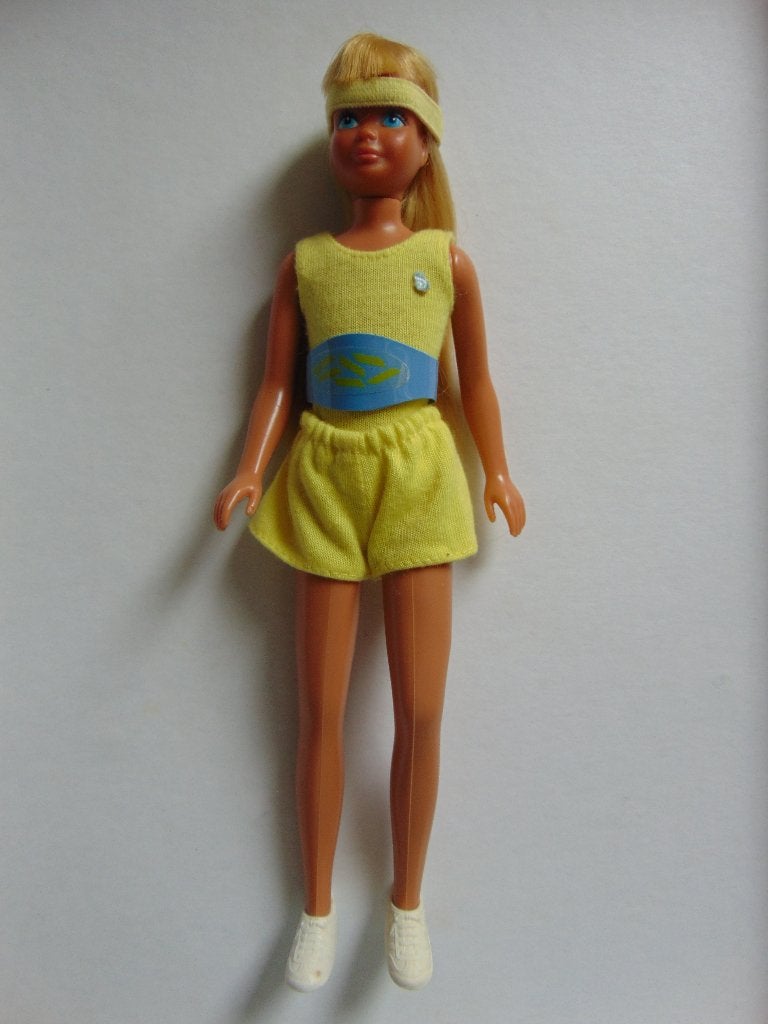 1981 Sunsational Malibu Skipper vintage, Ophalen of Verzenden, Gebruikt, Pop