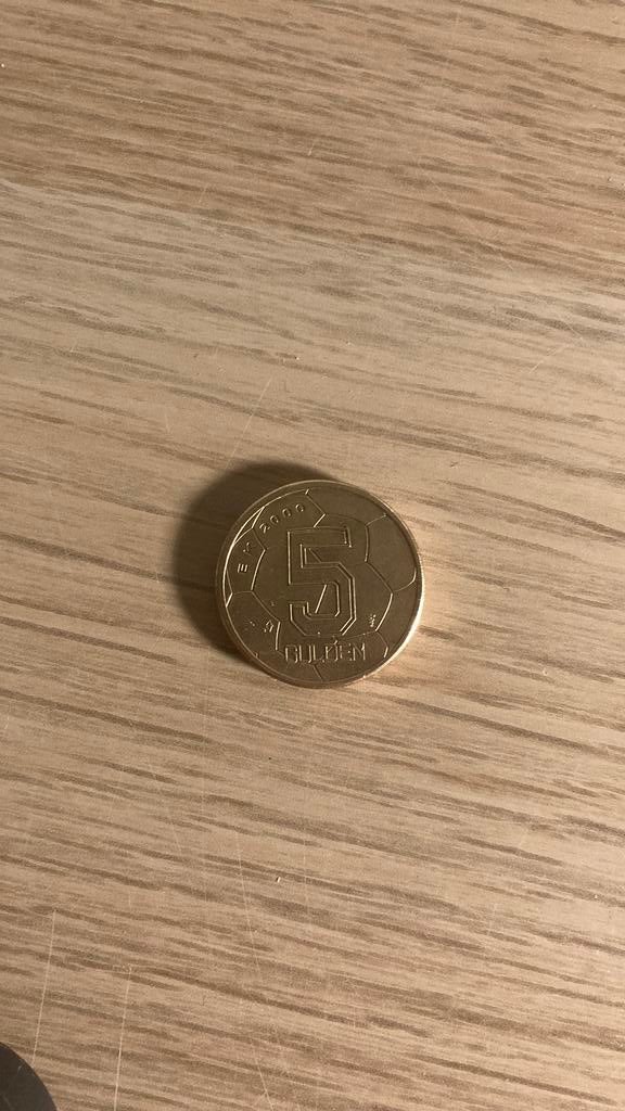 5 Gulden munt EK 2000, Ophalen of Verzenden, Overige landen