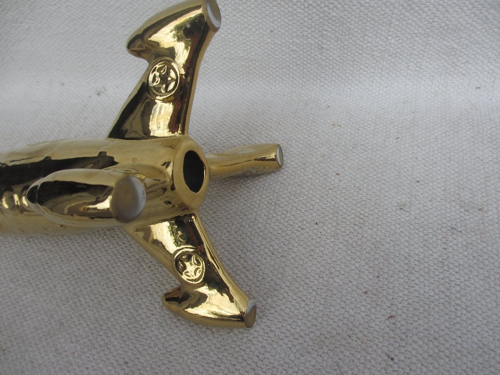 Seletti Gold My Spaceship sculptuur, Goud, Object, Steen/keramiek, 27 cm