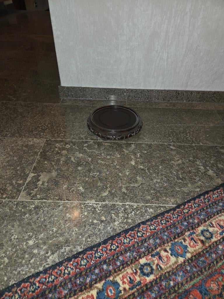 Houten sokkel / standaard voor vaas of beeld, Ophalen