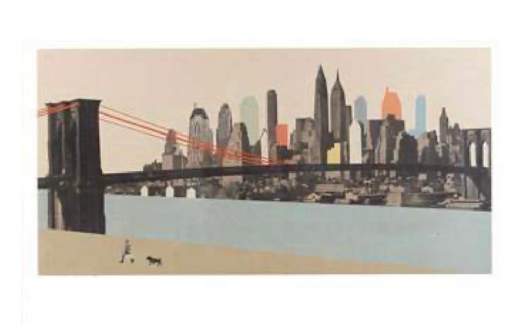 Storywood wandpaneel New York 110x55cm, Ophalen of Verzenden, 100 tot 125 cm, Oorspronkelijke maker, 50 tot 75 cm