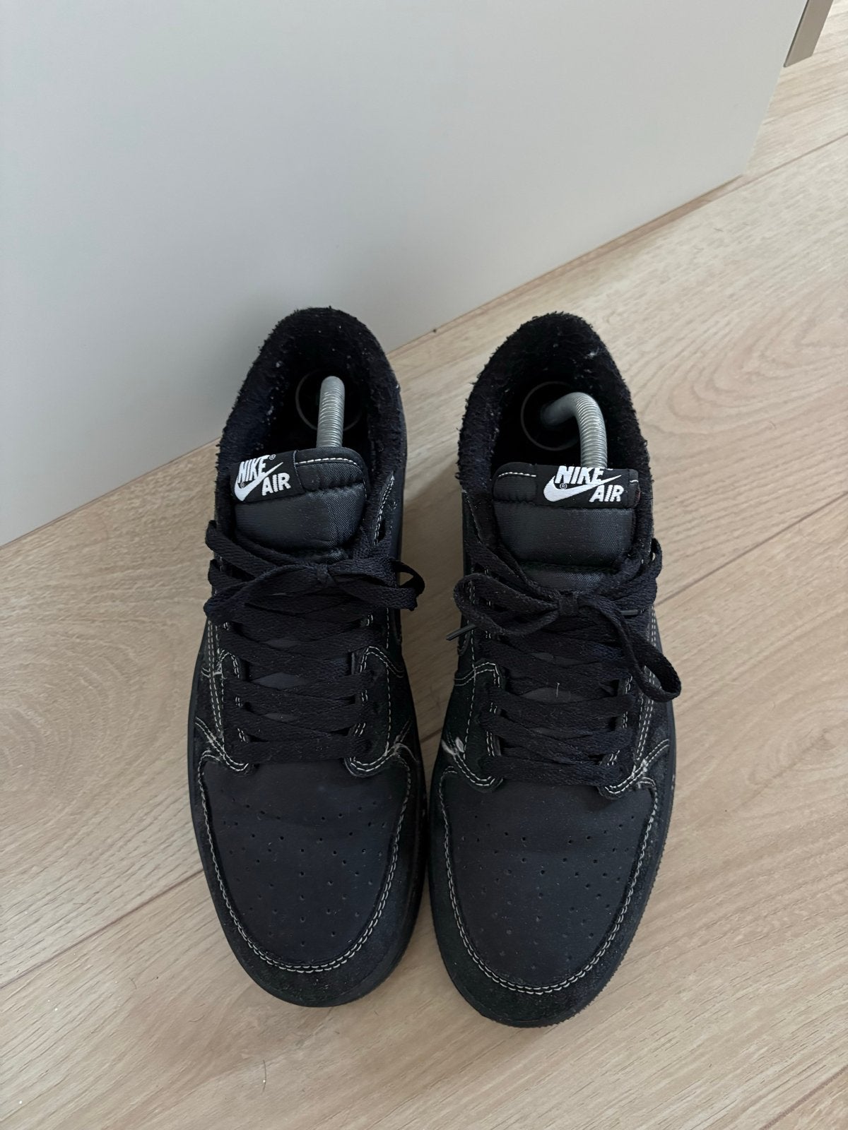 Travis Scott Phantom Black Jordan 1 Low, Kleding | Heren, Schoenen, Zwart, Ophalen of Verzenden, Sneakers of Gympen, Zo goed als nieuw