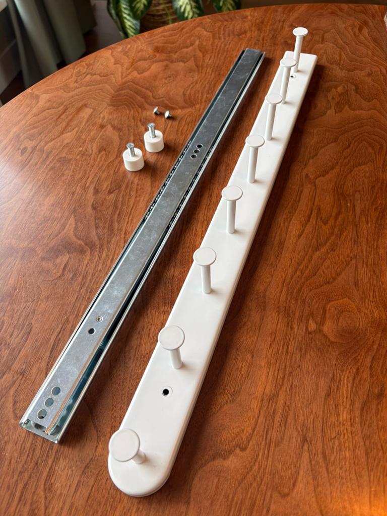 IKEA Komplement uitrekbare multihanger 58 cm, Huis en Inrichting, Kasten | Kledingkasten, Ophalen, 50 tot 100 cm, Zo goed als nieuw
