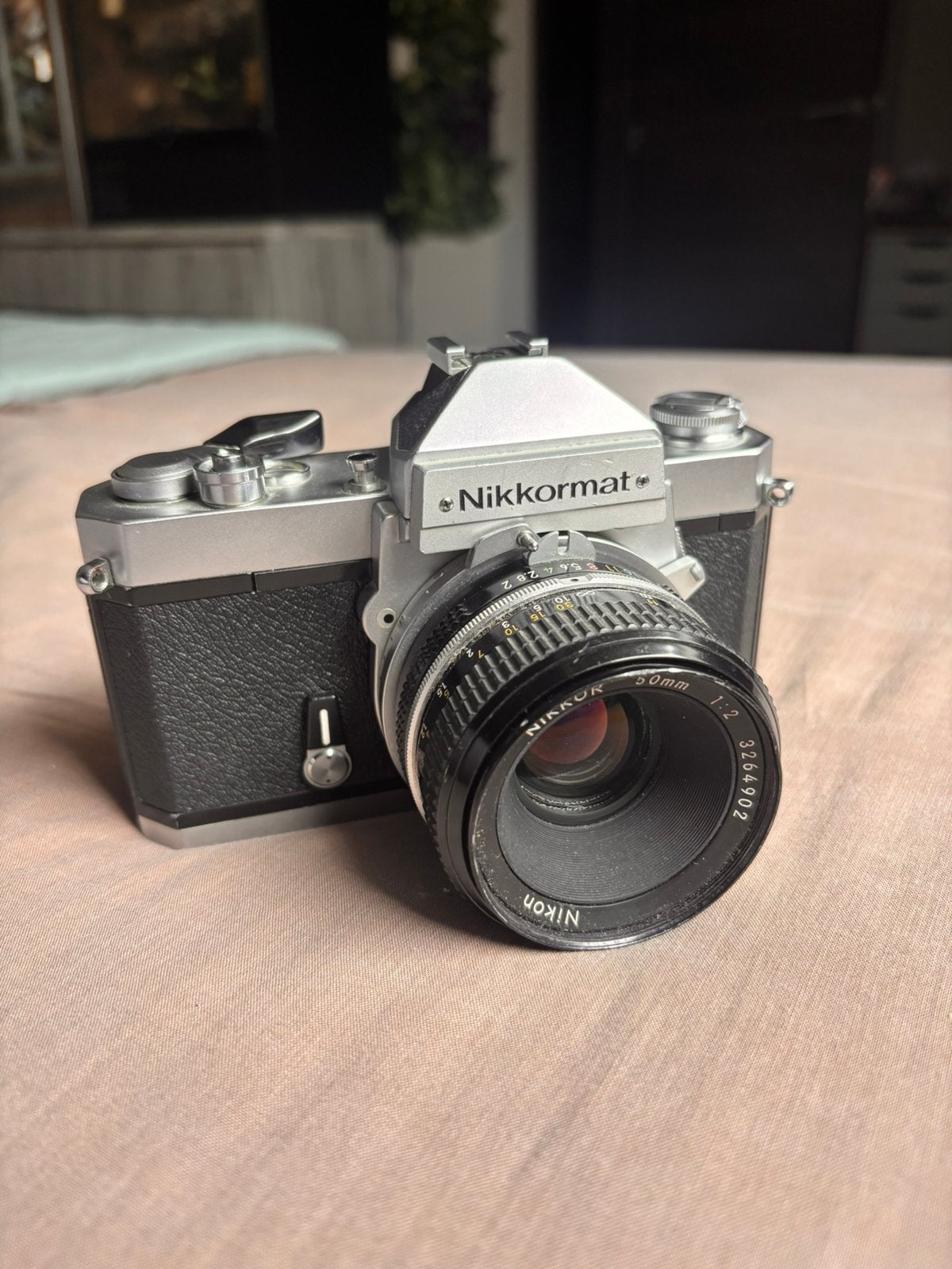Nikkormat FT2 analoog camera, Ophalen of Verzenden, Zo goed als nieuw, Compact, Overige Merken