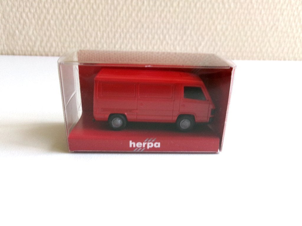 Mercedes MB100 Kombi rood 1:87 Herpa 4088 (in ovp), Ophalen of Verzenden, Zo goed als nieuw, Auto, Herpa