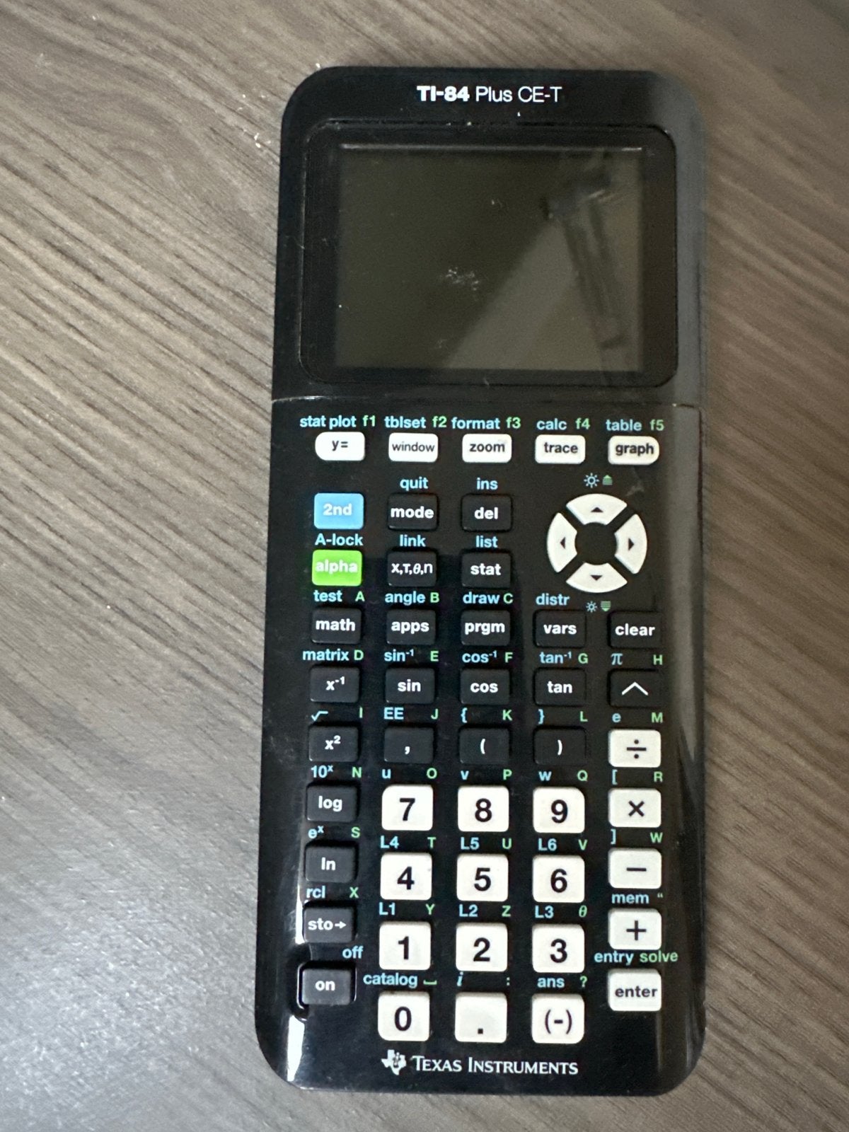 Texas Instruments TI-84 plus CE-T, Ophalen of Verzenden, Grafische rekenmachine, Gebruikt