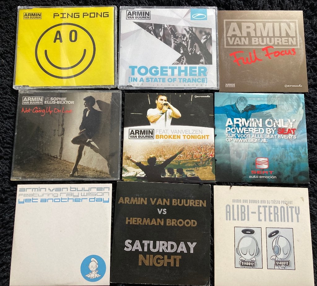 Armin van Buuren CD collectie - 9 singles/albums, Ophalen of Verzenden, Zo goed als nieuw, Trance, Single