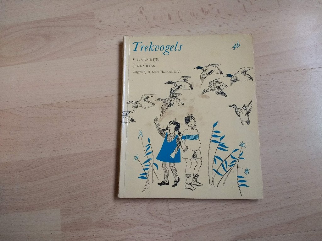 Oud leesboekje schoolboekje Trekvogels deel 4b 1966, Ophalen of Verzenden, Gelezen, Overige niveaus, Nederlands