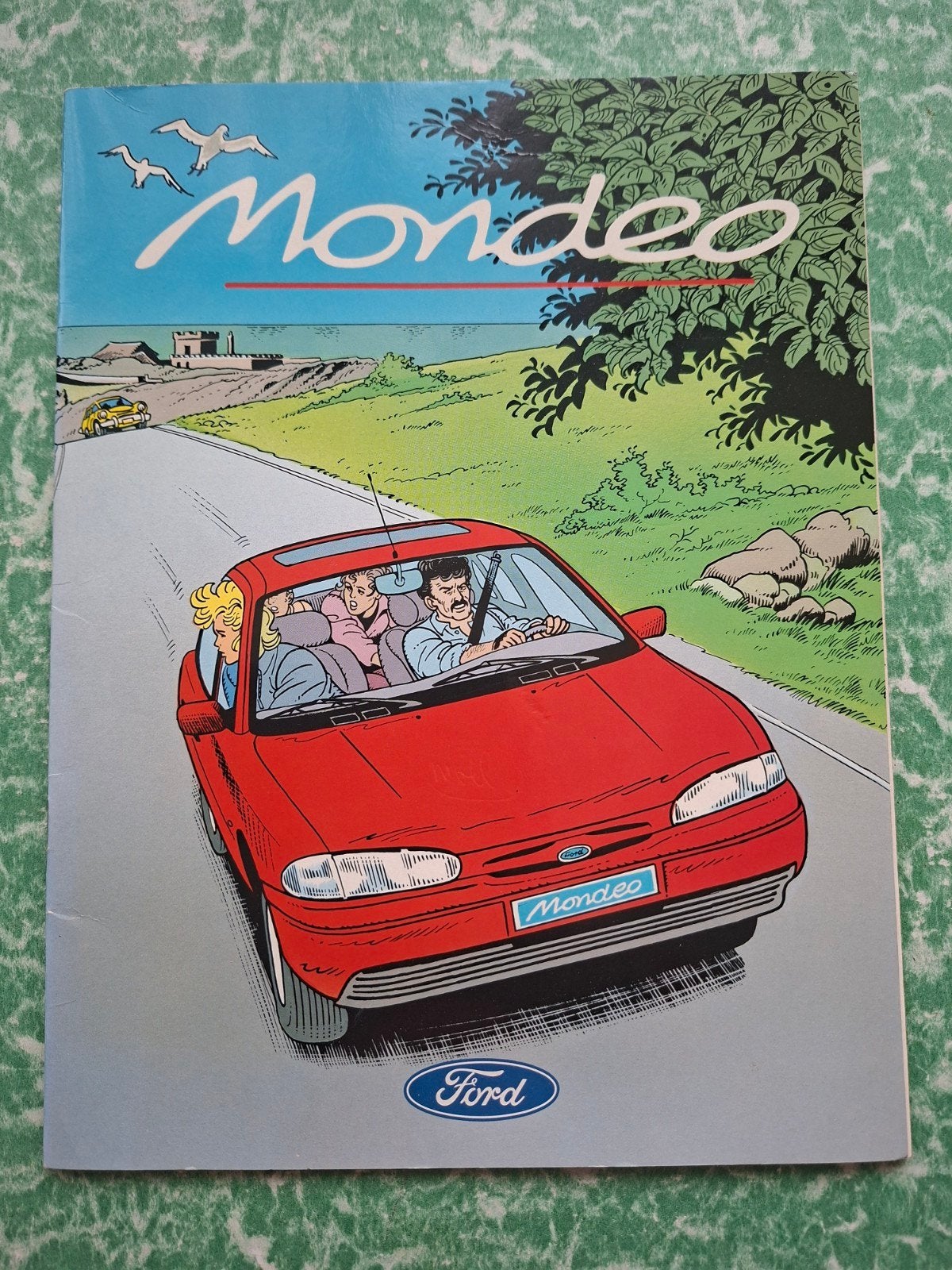 reclame strip Ford Mondeo., Gelezen, Ford, Ophalen of Verzenden, Meul, Marck