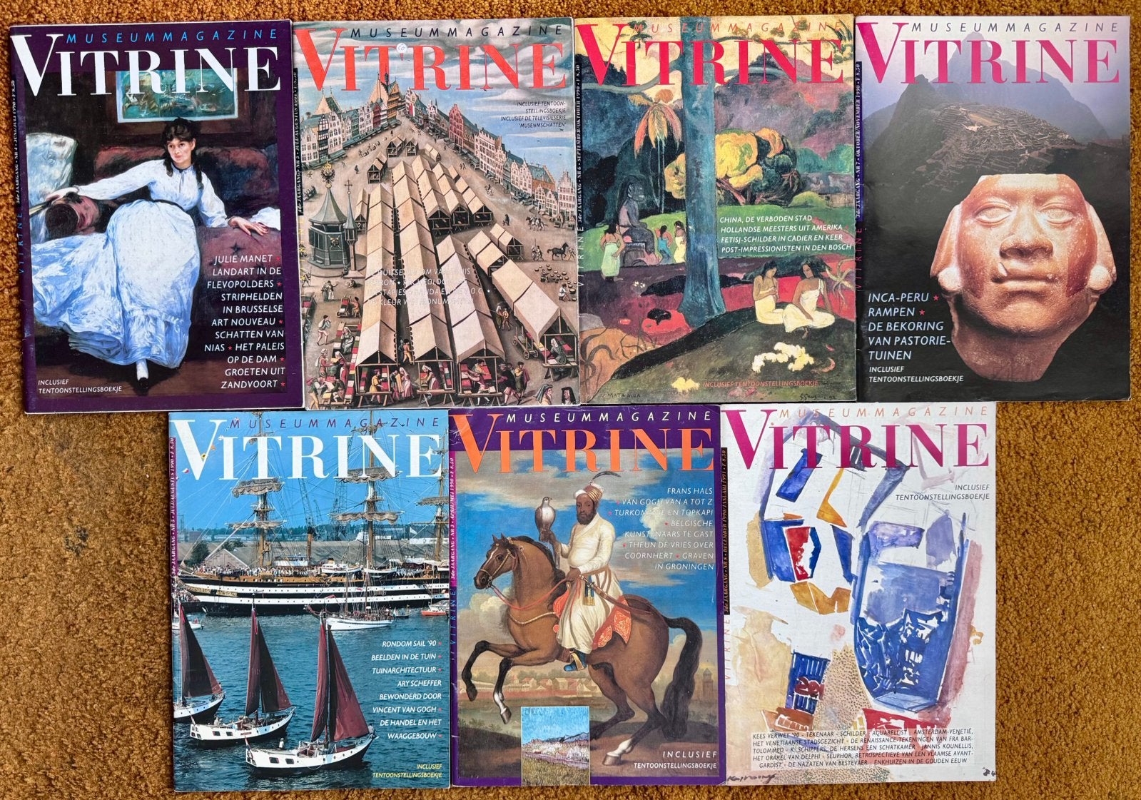 Museum Magazine Vitrine - 7x Tijdschrift - Kunst en Cultuur, Ophalen of Verzenden, Tijdschrift