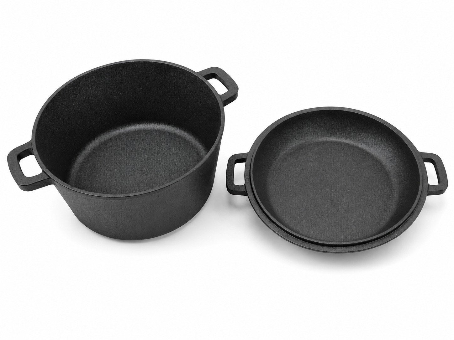 Cuisera Gietijzeren Broodpan 26 cm – 2-in-1 Dutch Oven – 5L