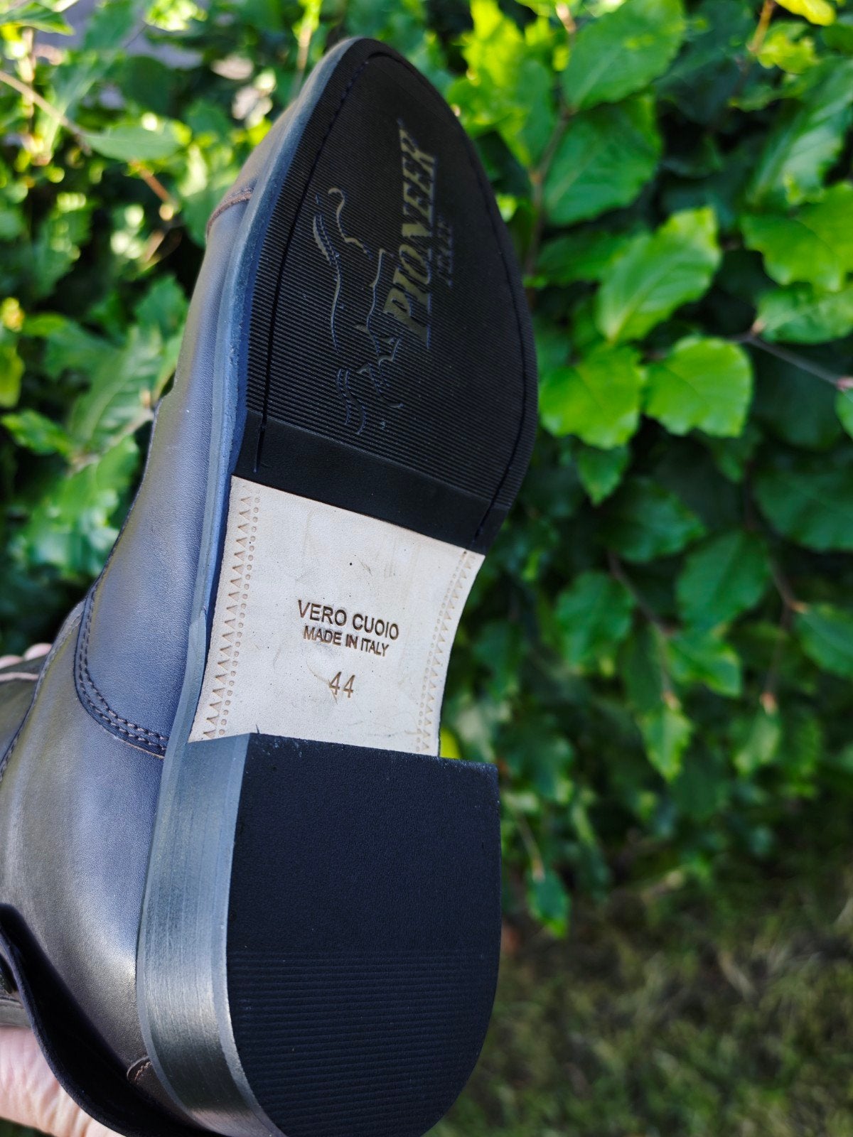 Bruin leren paardrijlaarzen Pioneer Ares maat 44 kuit 39cm, It, Dressuur, Nieuw, Ophalen of Verzenden