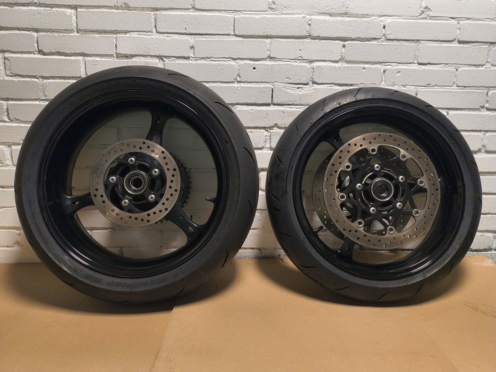 Velgen Suzuki Gsxr 2006 K6 2007 K7 met remschijven., Ophalen, Gebruikt