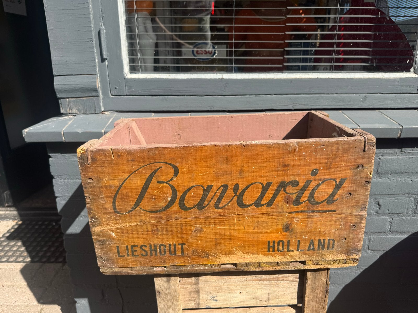 Vintage Bavaria bierkrat Lieshout Holland, Ophalen of Verzenden