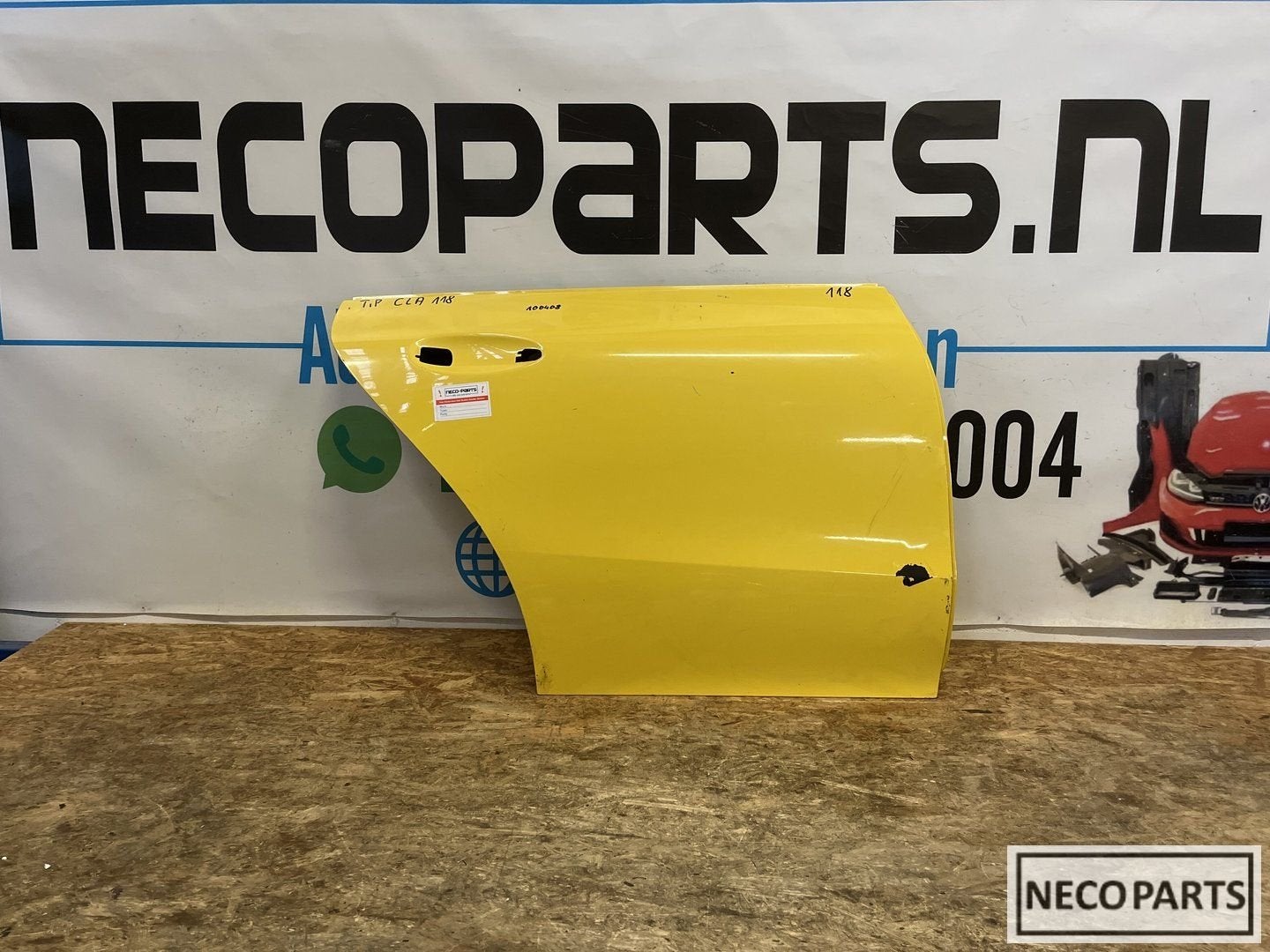 MERCEDES CLA W118 A118 PORTIER PORTIER DEUR, Gebruikt, -, Ophalen of Verzenden, Bumper