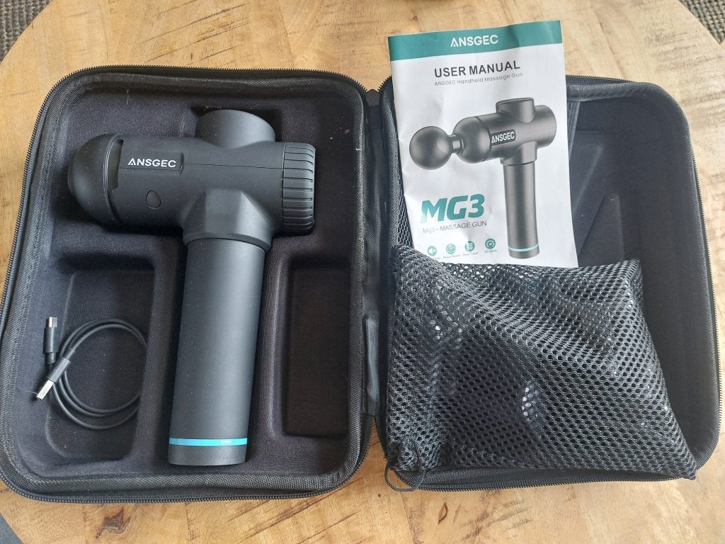 Ansgec MG3 Massage gun, Verzenden, Zo goed als nieuw, Apparaat