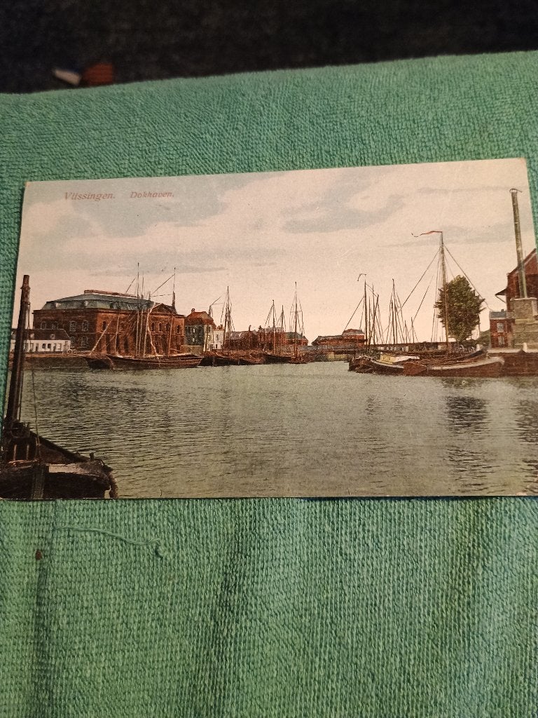 Vlissingen dokhaven, Verzenden, Voor 1920, Gelopen, Zeeland