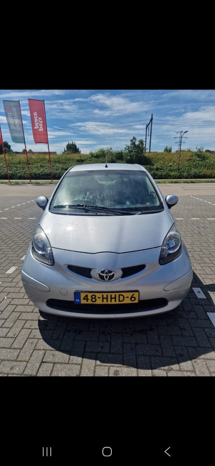 Toyota Aygo 1.0 12V 2008 Grijs, Auto's, Toyota, Voorwielaandrijving, Stof, Zwart, 4 stoelen