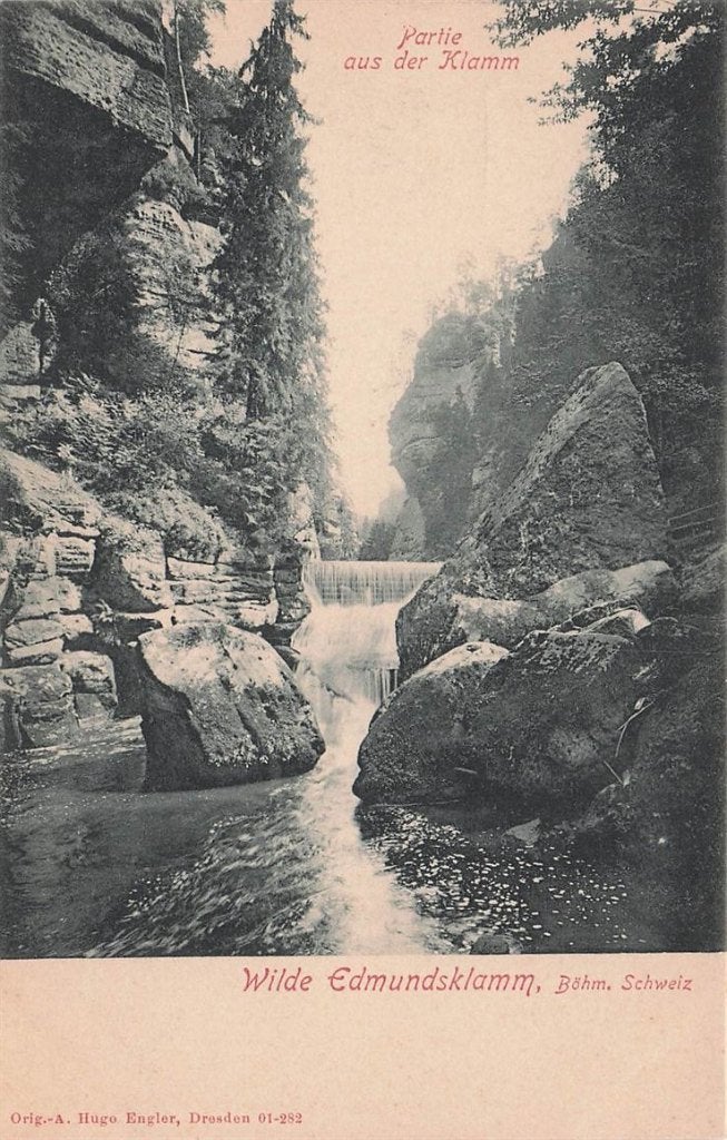703-281-019 Wilde Edmundsklamm Böhm Schweiz, Verzenden, Voor 1920, Overig Europa