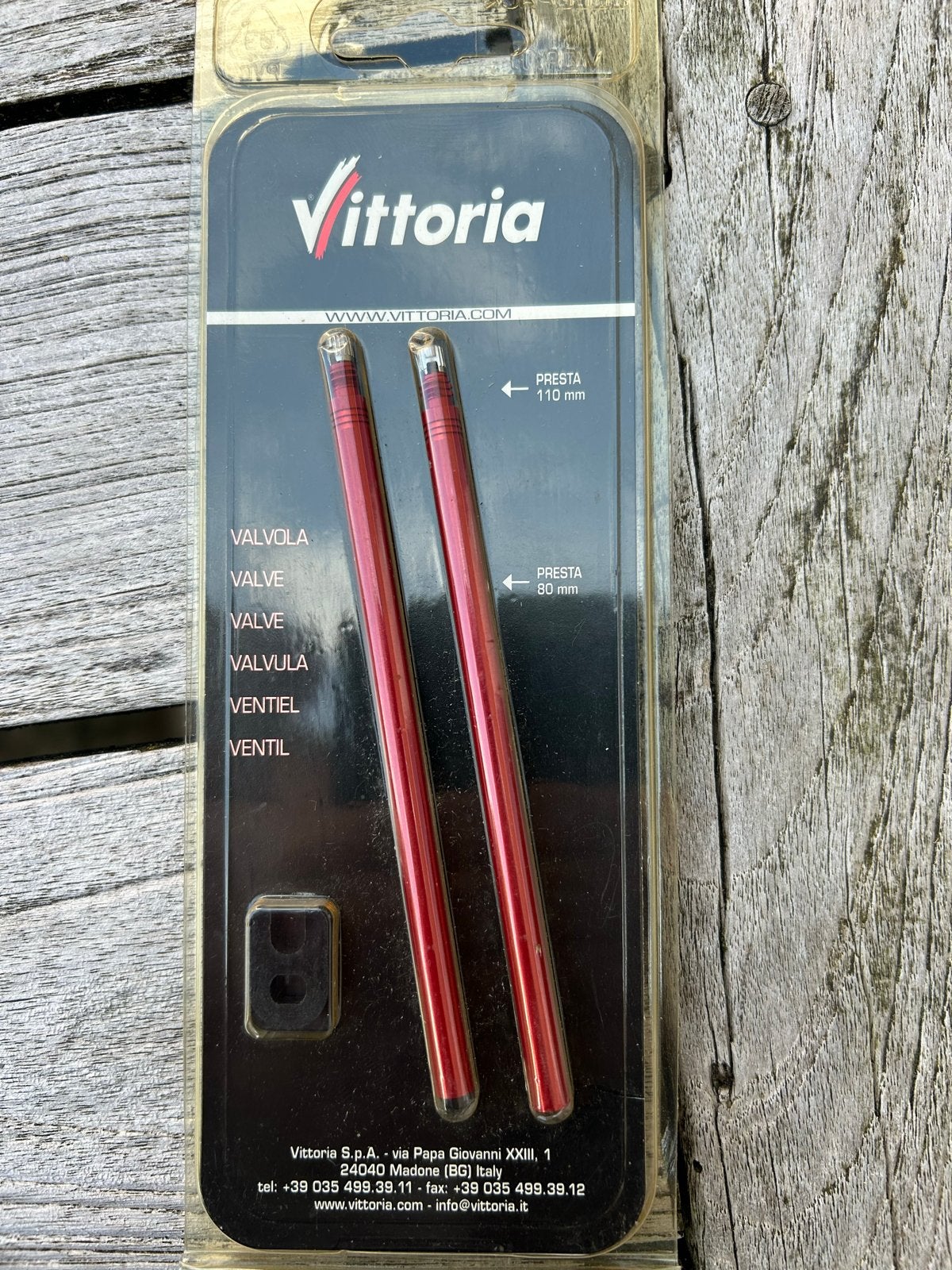 2x Vittoria ventielverlenger 110 mm - Nieuw, Ophalen of Verzenden, Nieuw