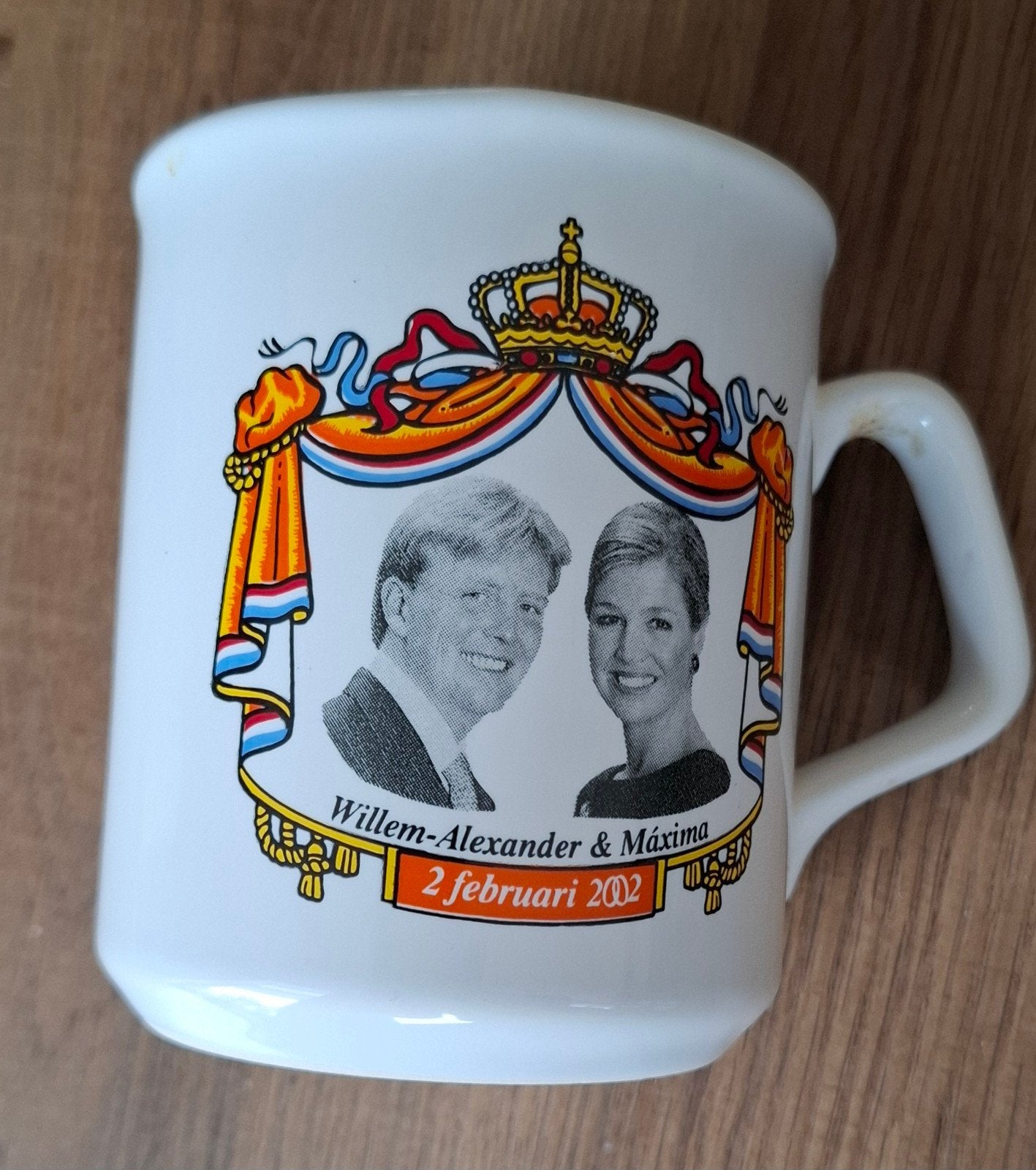 Oranje Willem-Alexander & Máxima Mok, Ophalen of Verzenden, Nieuw, Nederland, Servies