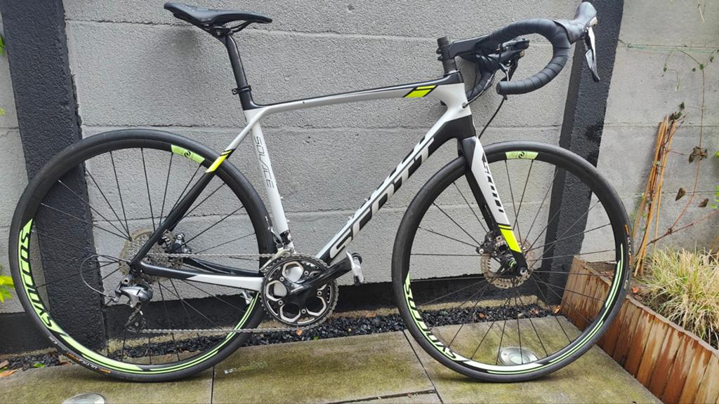 Scott Solace Disc 10 Shimano Ultegra maat 56, 28 inch, Carbon, Zo goed als nieuw, Meer dan 20 versnellingen