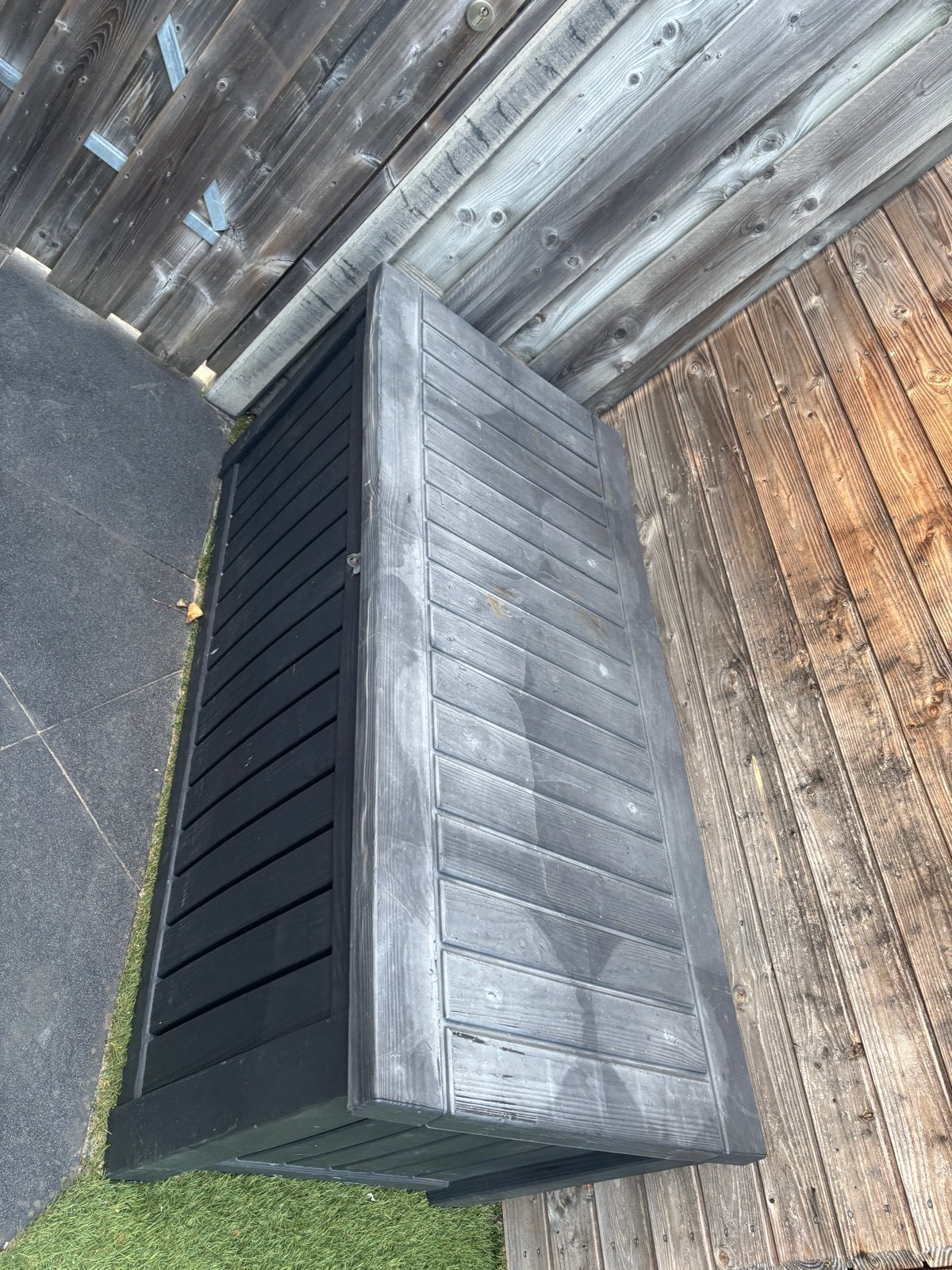 Ketet Kunststof opbergbox voor buiten, met lichte barstjes, Ophalen, Gebruikt, Kunststof, Overige typen