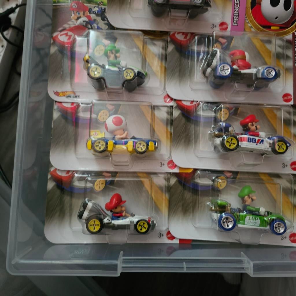 Hot Wheels Mario Kart - Diverse karakters (per stuk of set), Matel, Onbekend, Nieuw, Ophalen of Verzenden