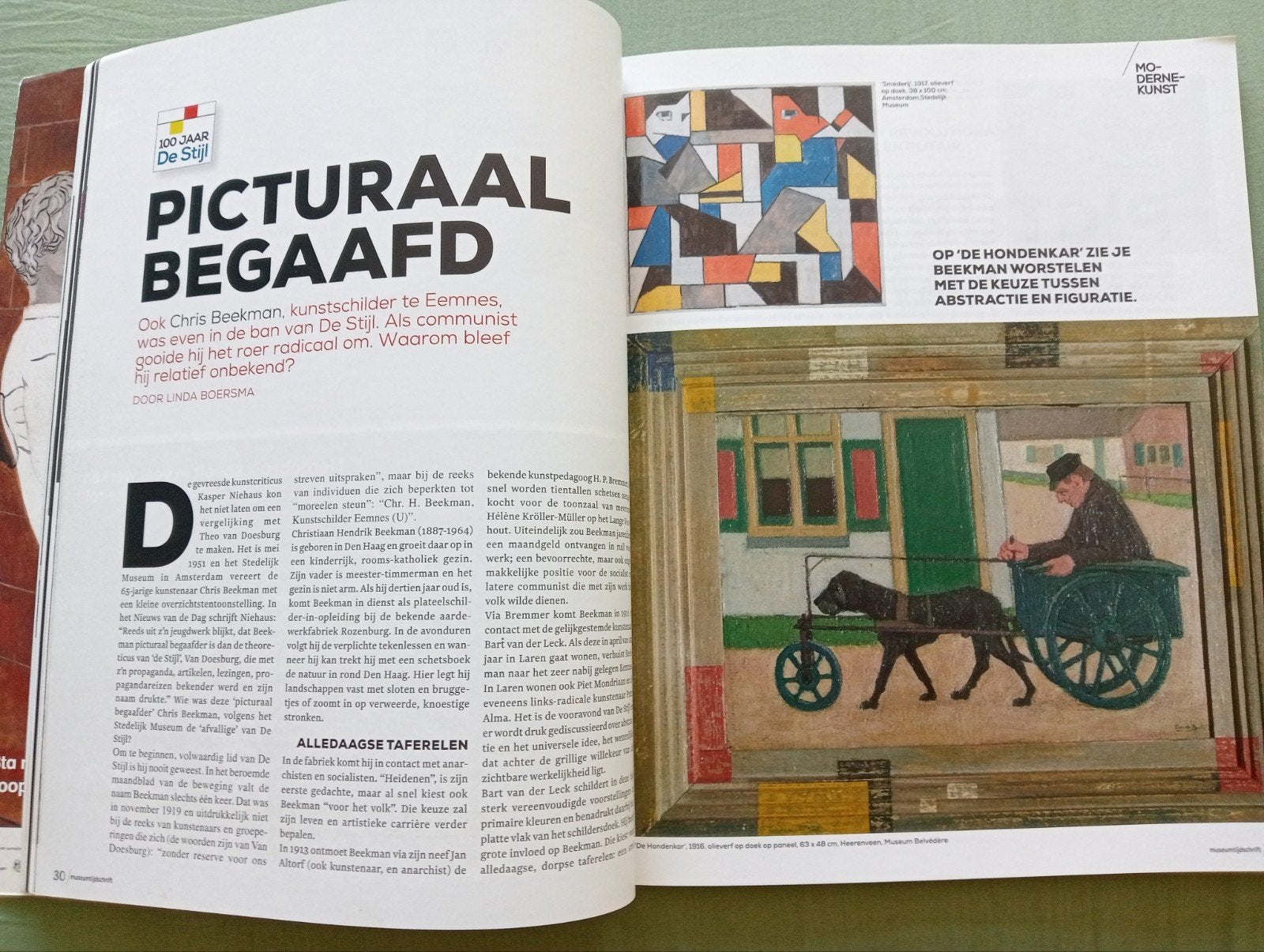 Museumtijdschrift: Kunst,& Design -2017 Chris Beekman, Ophalen of Verzenden, Gelezen