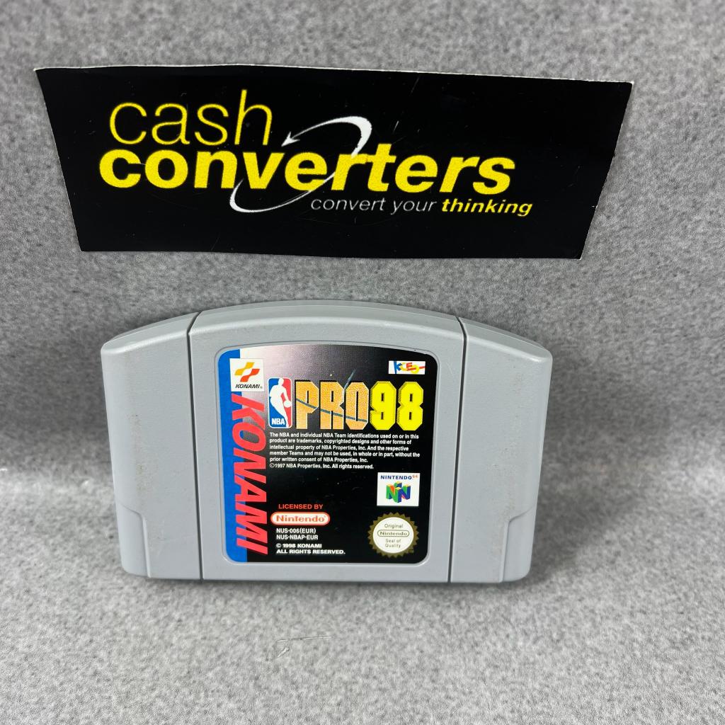 Nintendo 64 game | Konami Pro 98 NBA Game | 408264, Gebruikt, 1 speler, Ophalen of Verzenden, Vanaf 3 jaar
