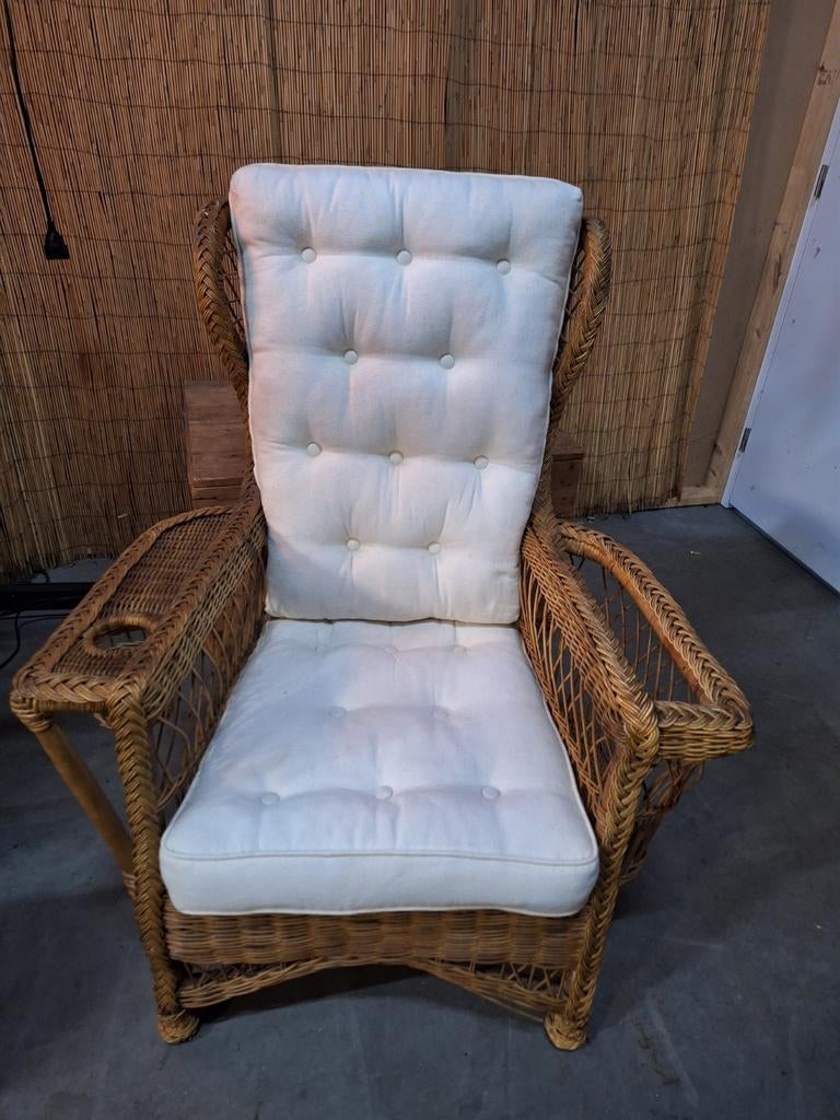 Robuuste rotan stoel, Antiek en Kunst, Ophalen