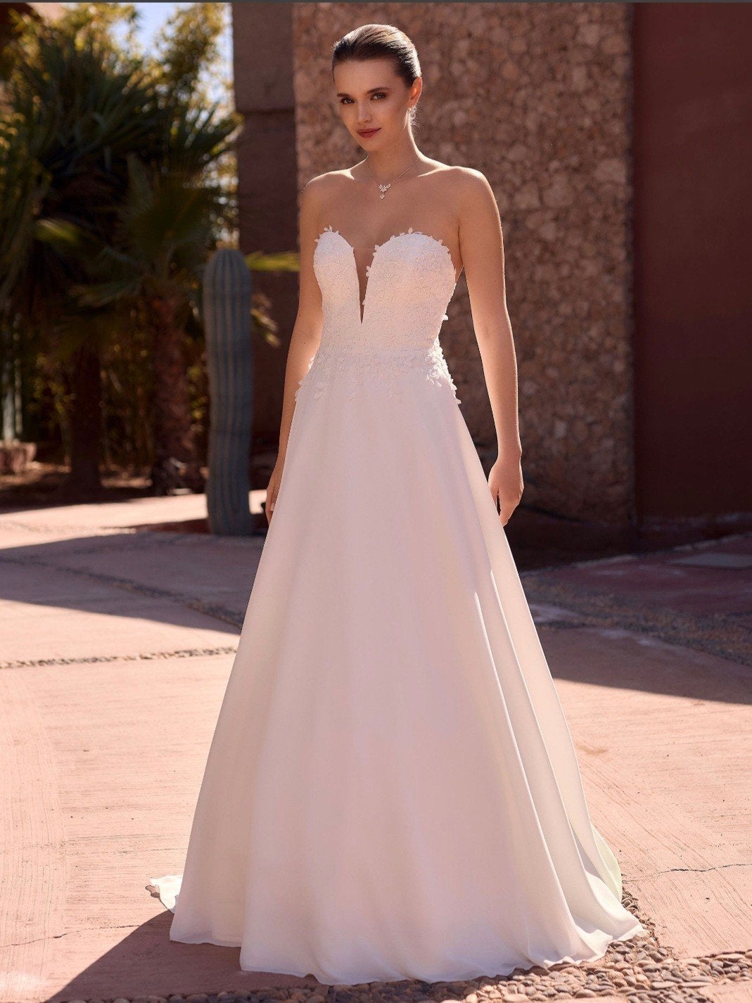 Bianco evento trouwjurk Winni strapless, Ophalen, Nieuw, Wit, Trouwjurk