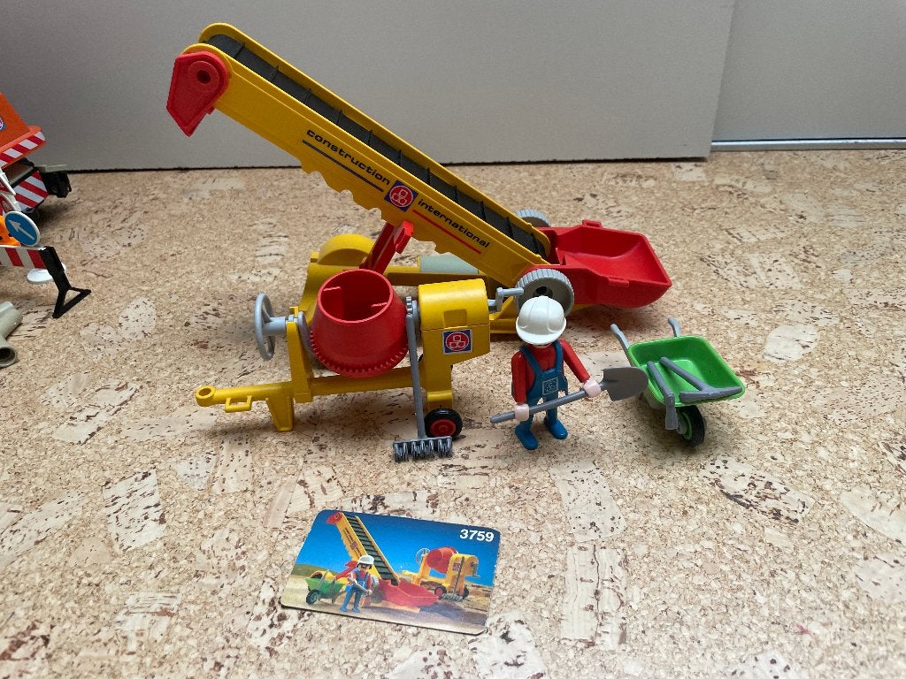 Playmobil Cement Mixer, Ophalen of Verzenden, Gebruikt, Complete set, Voertuig