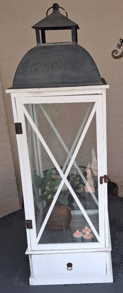 windlicht, Ophalen, Wit, Zo goed als nieuw, 75 cm of meer