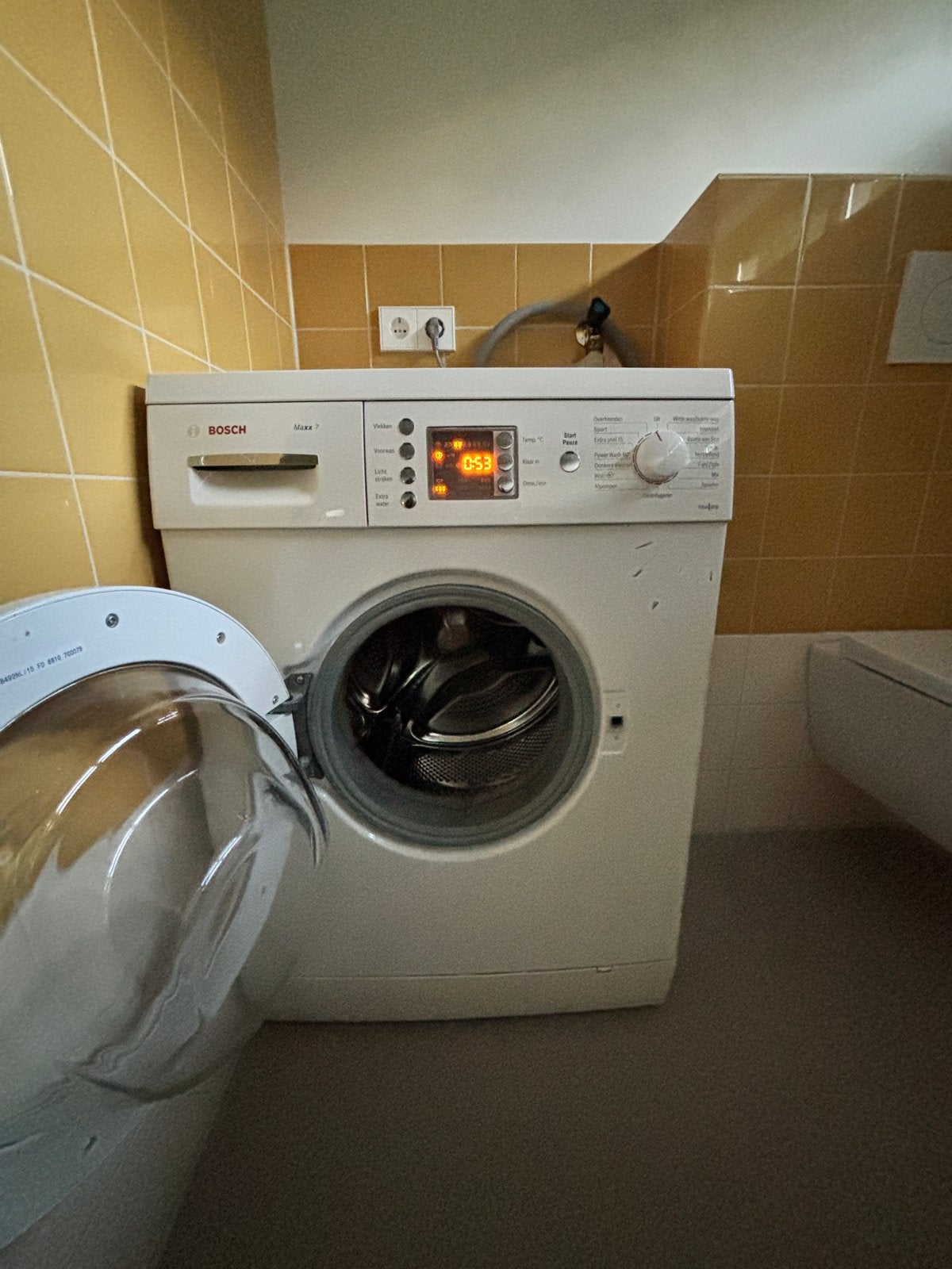 Bosch Maxx 7 wasmachine - gebruikt, werkt goed, Ophalen, Gebruikt, Voorlader