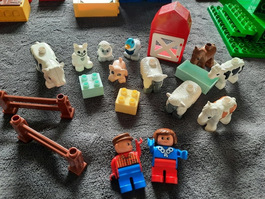 Lego Duplo Boerderij (gemixte set), Kinderen en Baby's, Speelgoed | Duplo en Lego, Gebruikt, Overige thema's, Overige typen, Ophalen of Verzenden