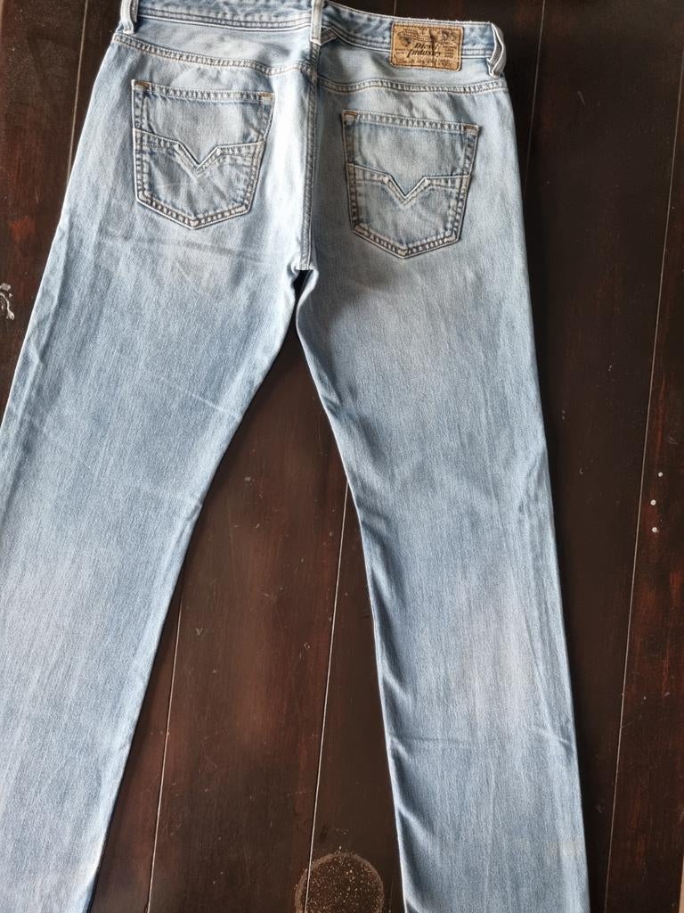 CLASSIC VINTAGE DIESEL LARKEE REGULAR STRAIGHT JEANS 33/34!!, Kleding | Heren, Spijkerbroeken en Jeans, Diesel, Blauw, Ophalen of Verzenden