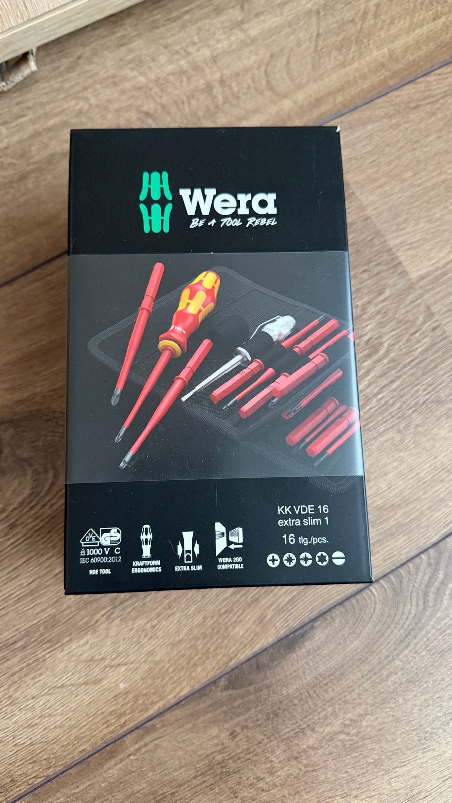 Wera Schroevendraaier Set - Kraftform Kompakt VDE 16, Ophalen of Verzenden, Nieuw, Schroevendraaier, Overige merken