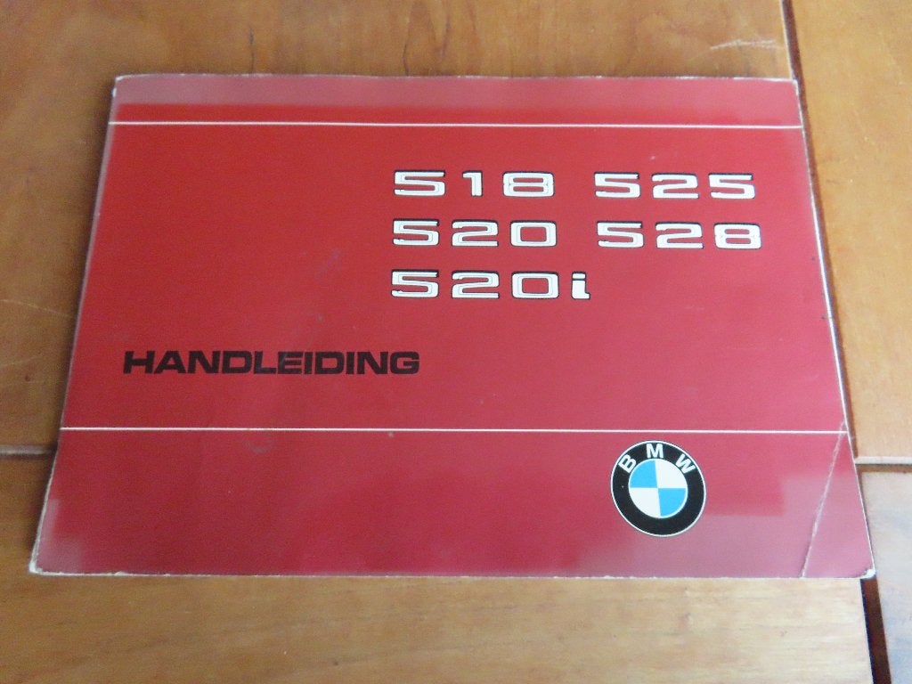 Instructieboek BMW 5-serie E12 1976 BMW 518 520/i 525 528i, Ophalen of Verzenden