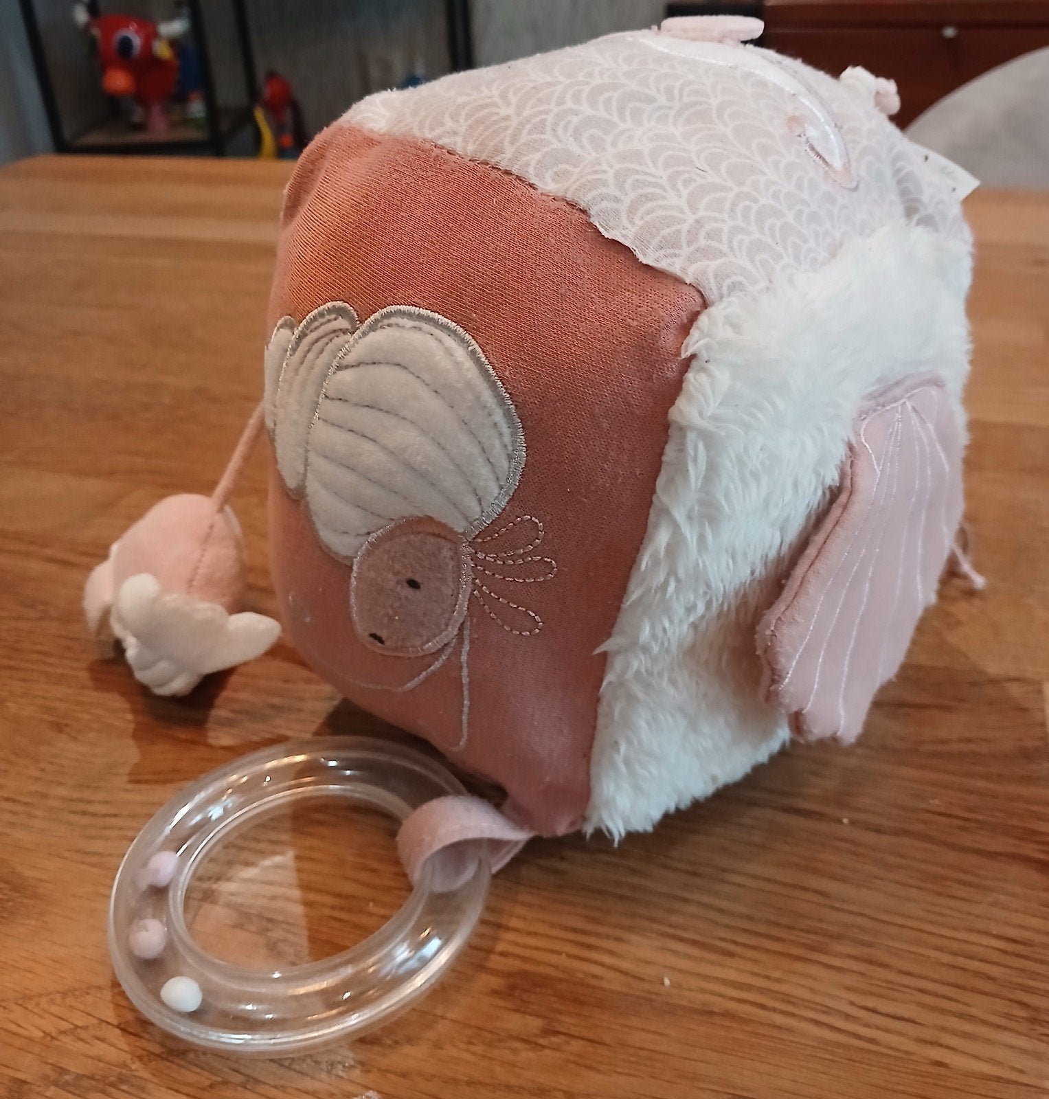 Zachte little dutch activiteitenkubus met walvis en bijtring, Ophalen of Verzenden, Zo goed als nieuw, Overige typen