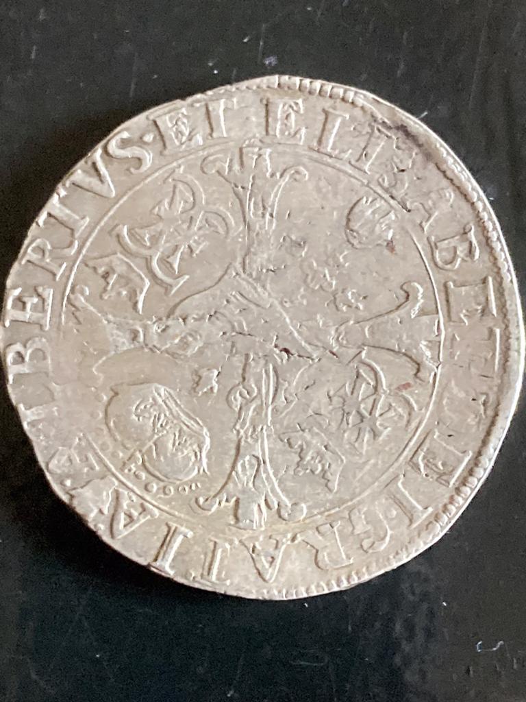 patagon oude zilveren munt, Postzegels en Munten, Munten | Nederland, Vóór koninkrijk, Zilver, Losse munt, Overige waardes