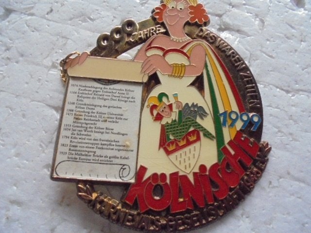 999  JAHRE KöLNISCHE KARNAVALS GESELSCHAFT 1945 eV. 1999, Verzenden, Overige materialen