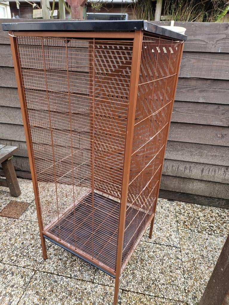 Vogelkooi (merk: Flamingo) 60x60x146cm, Ophalen, Metaal, Vogelkooi