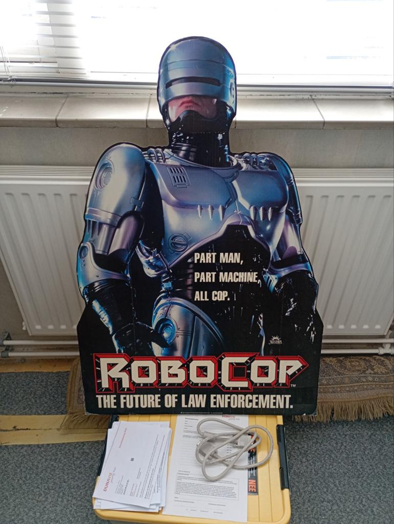 RoboCop Kartonnen Display - The Future of Law Enforcement, Ophalen, Gebruikt, Beeldje of Buste