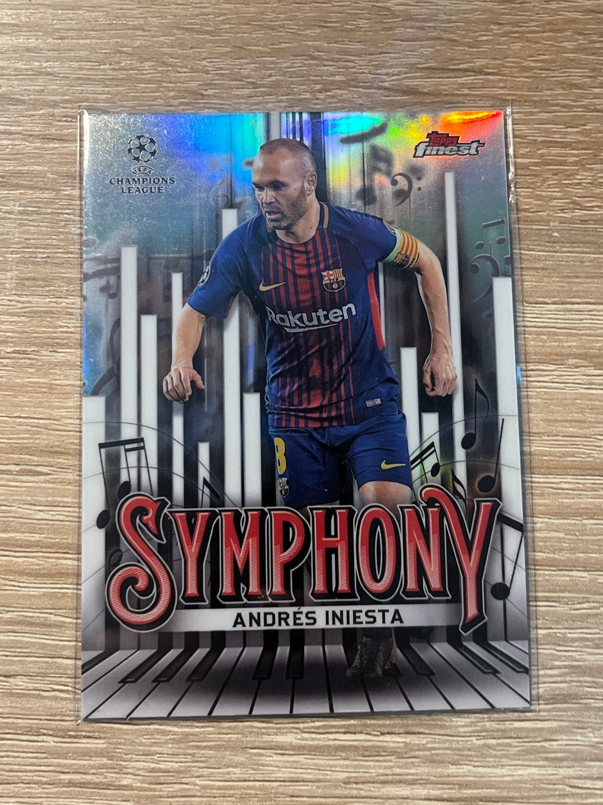 Andrés Iniesta FC Barcelona Topps Symphony SY-22 Kaart, Ophalen of Verzenden, Zo goed als nieuw, Buitenlandse clubs, Spelerskaart