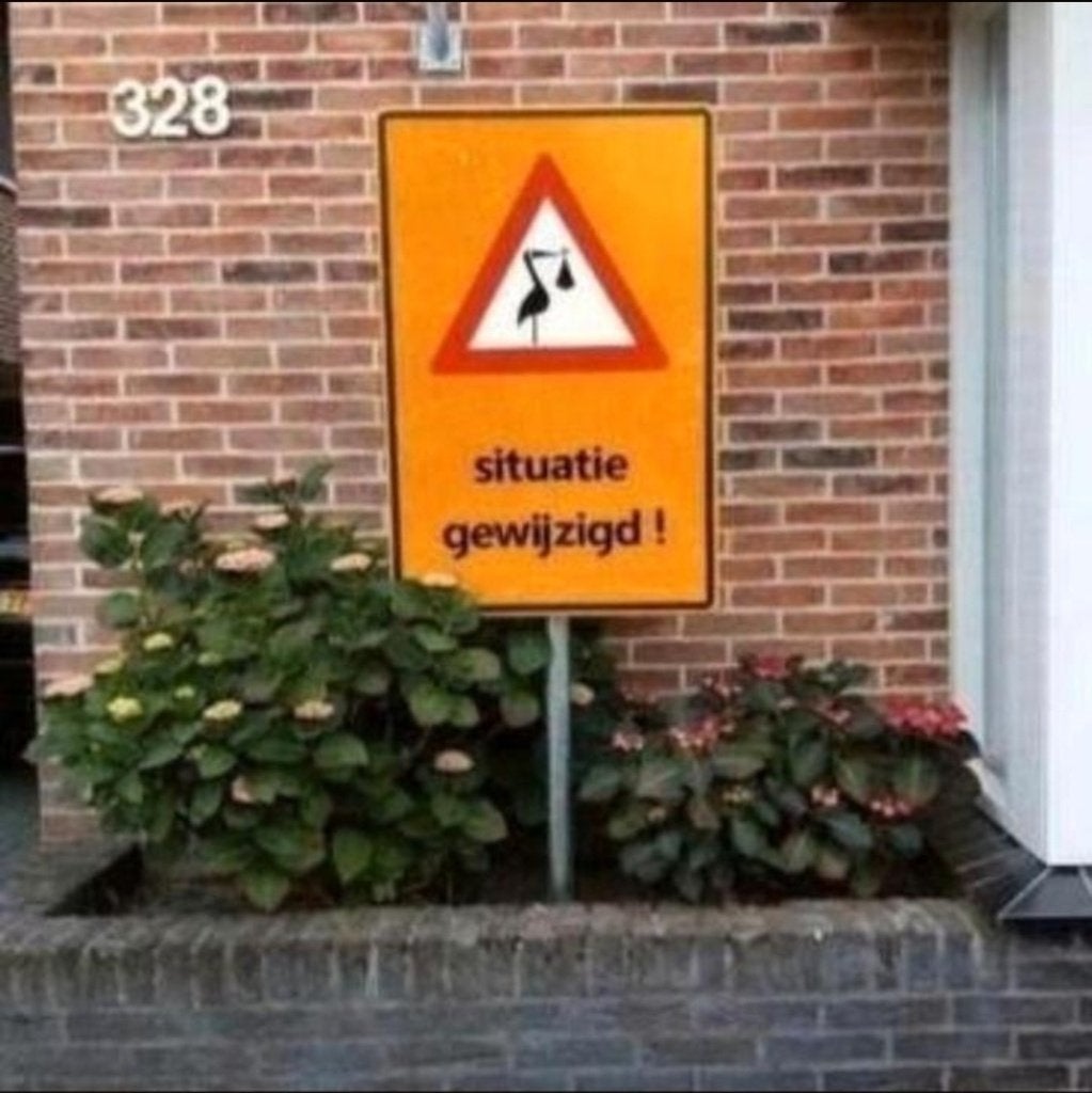 Geboortebord, Ophalen of Verzenden, Zo goed als nieuw, Geboortebord