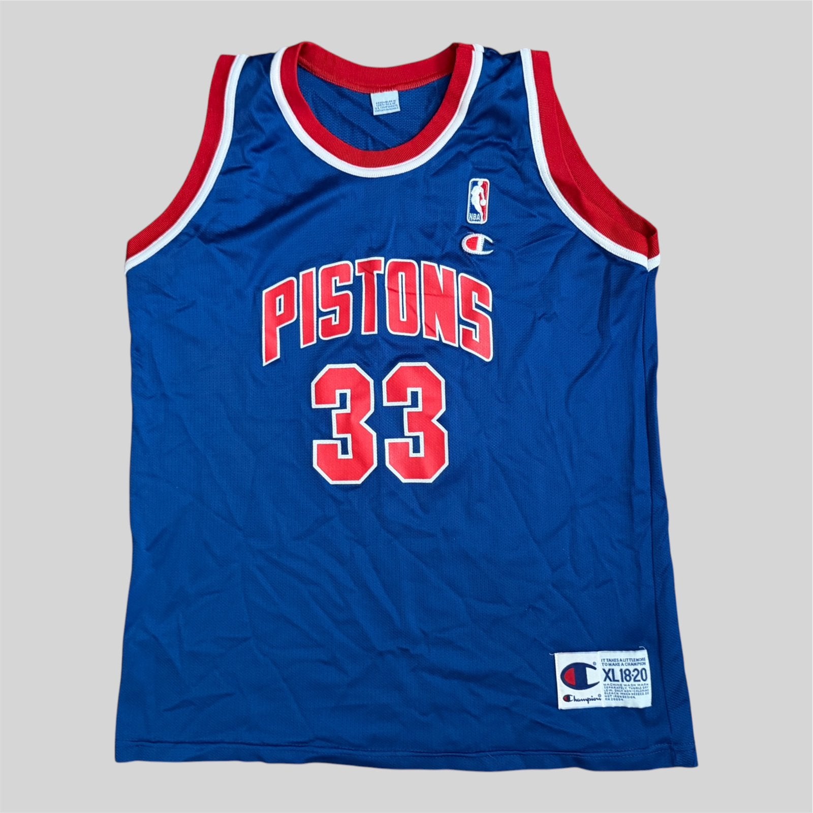 NBA 90s Grant Hill vintage jersey Pistons sport basketbal, Sport en Fitness, Basketbal, Ophalen of Verzenden, Kleding