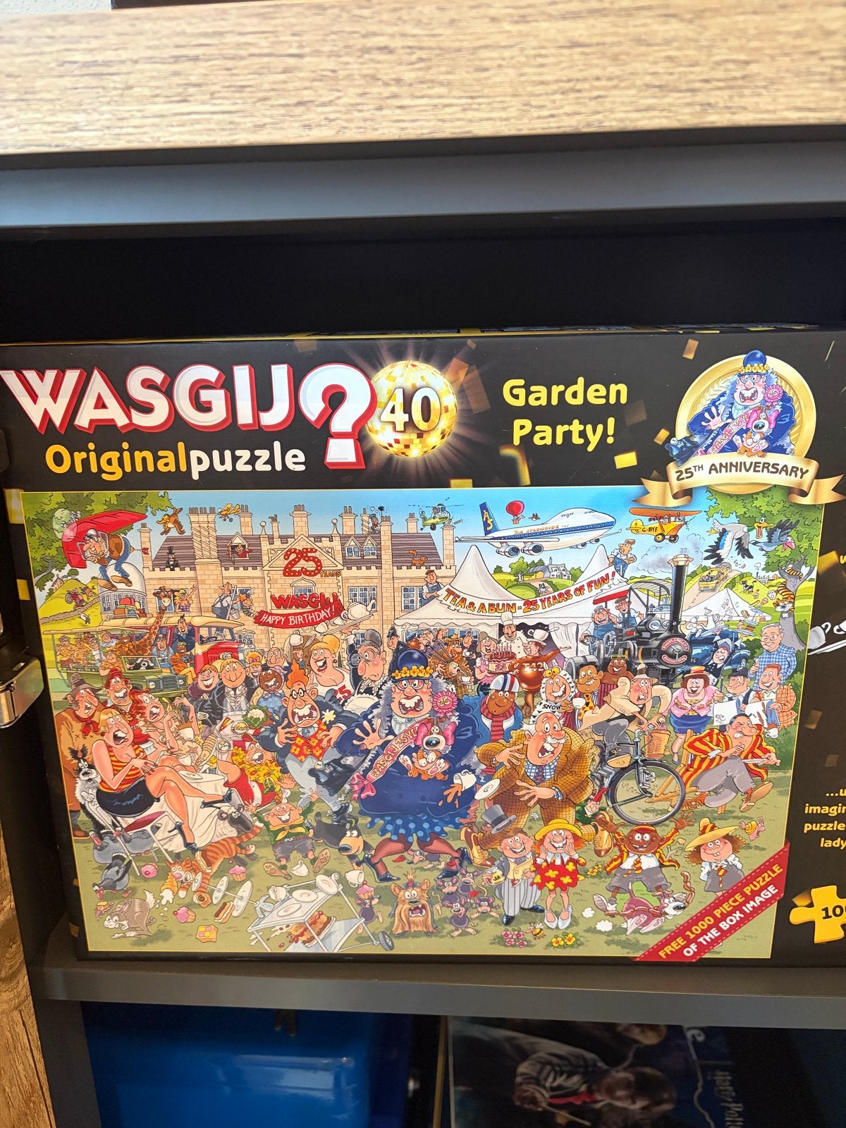 Wasgij Original 40: Garden Party! 1000 stukjes puzzel, Ophalen, 500 t/m 1500 stukjes, Zo goed als nieuw, Legpuzzel