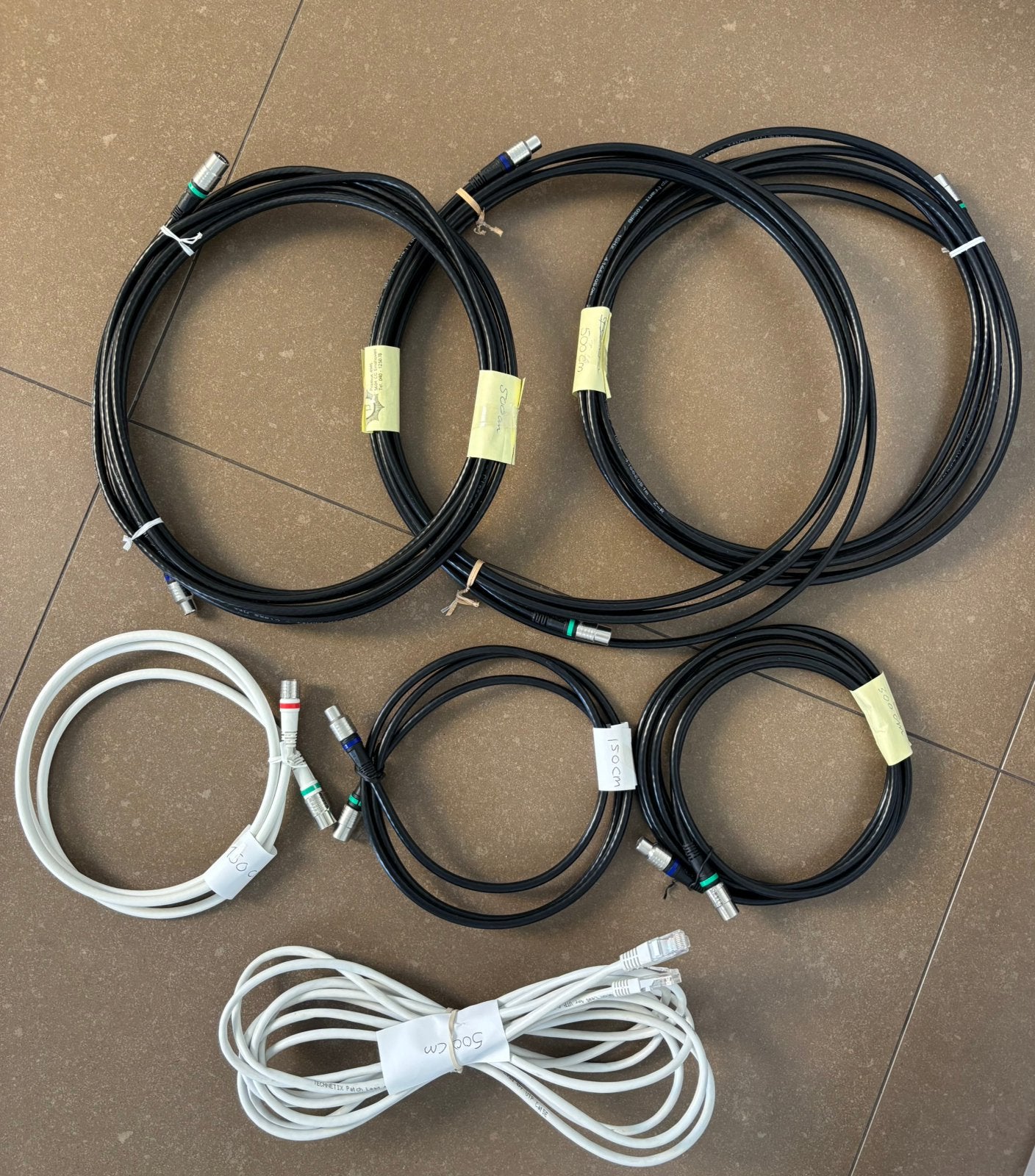 Technetix ziggo geschikt coax kabels RLA++ - ethernet kabel, Ophalen of Verzenden, Zo goed als nieuw, Coaxiale kabel